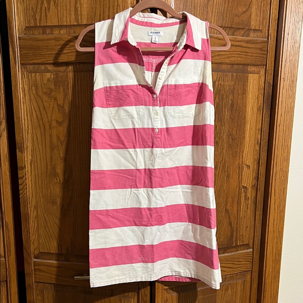 Collared Sleeveless Mini Dress